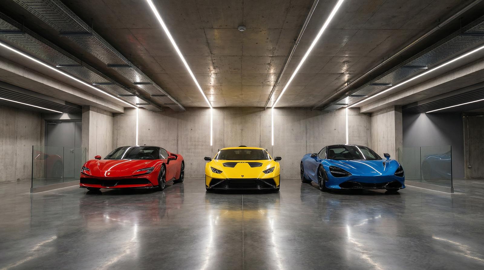 蓝导航 - 三台超跑直线加速对决视频演示